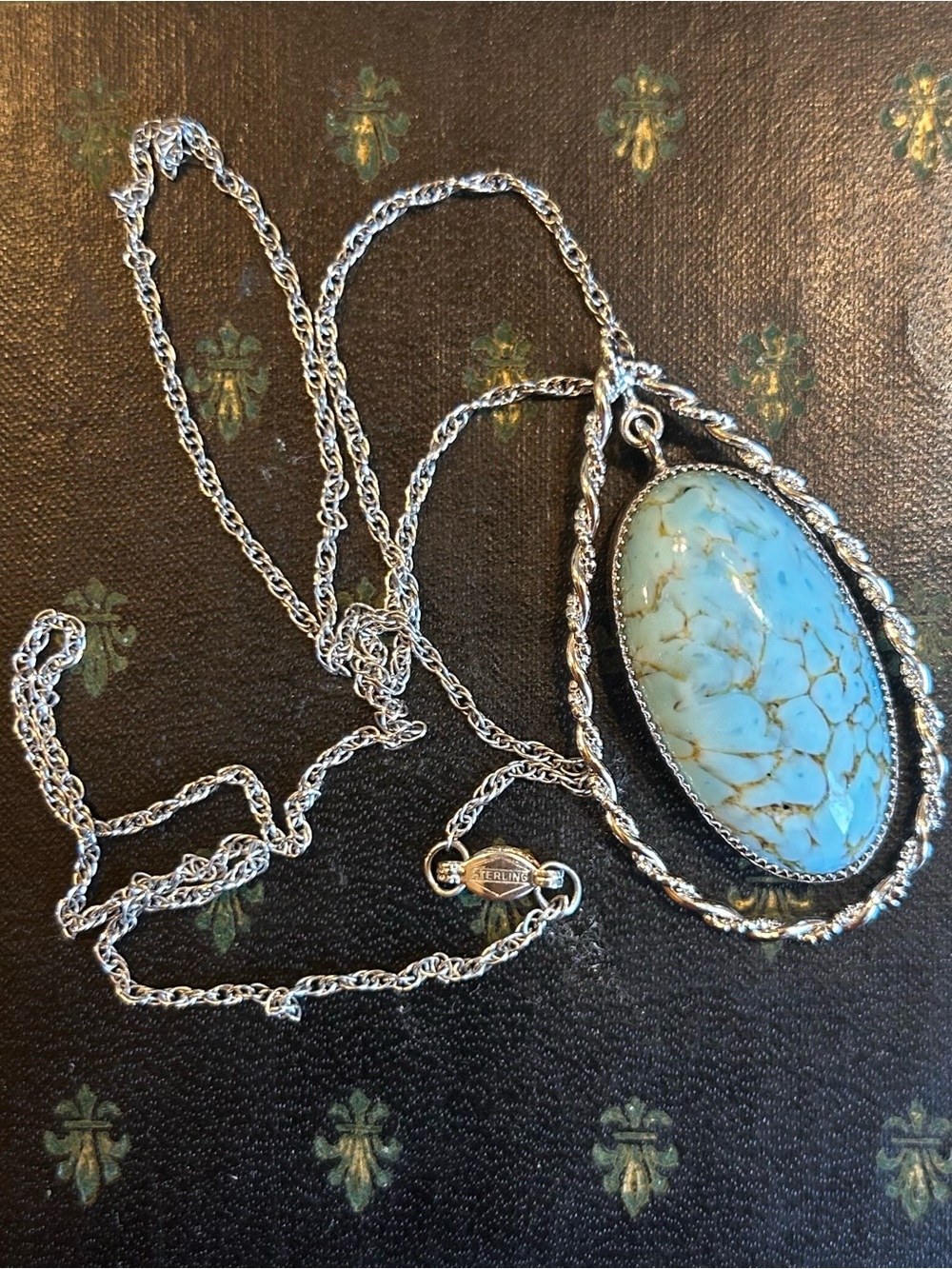 Vintage sterling and GF necklace